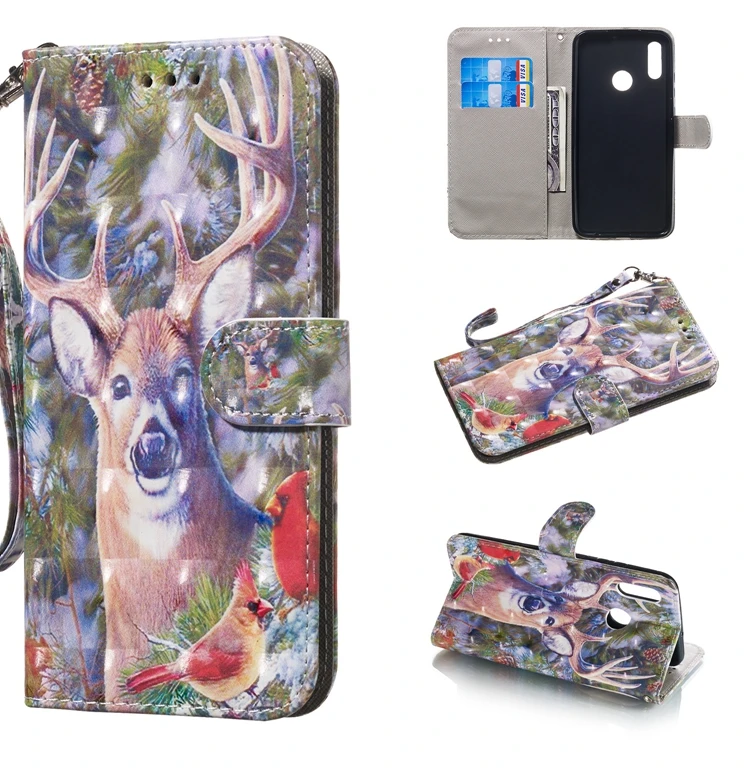 Флип кожаный чехол СПС Coque huawei P Smart Чехол Флип Бумажник Стенд телефонные чехлы для huawei P Smart кожаная обложка для книги