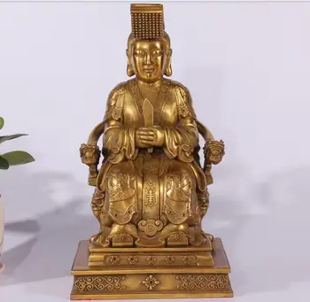 

12" Chinese brass sculptures like home crafts bronze ornaments