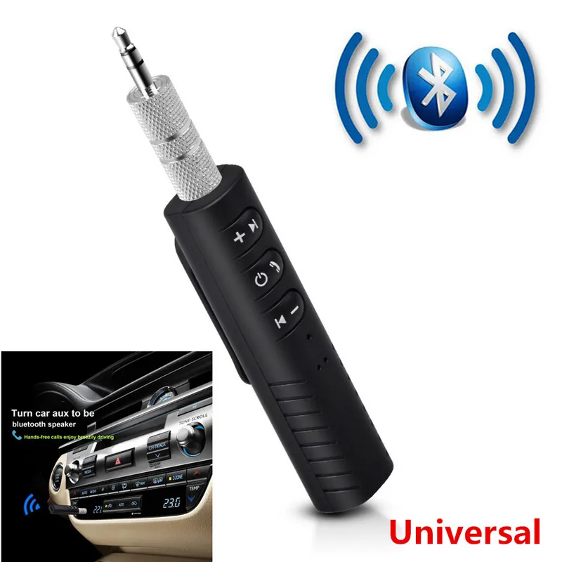 

1pc Wireless Handsfree Car Bluetooth 4.1 Receiver Professional 3.5mm Music Audio Adapter Connector for Car AUX Stereos Phone