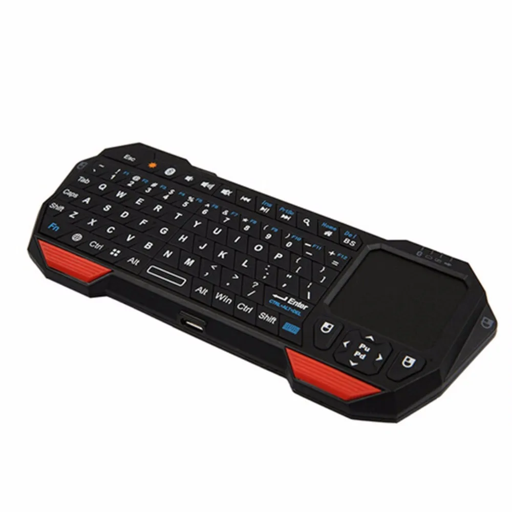 

Utra thin 3 IN 1 Function BT05 Mini Wireless Bluetooth Keyboards with Built-in Mouse Mice Touchpad For IOS Windows Android
