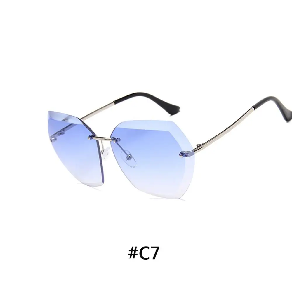 Роскошные оправы солнцезащитных очков Для женщин дизайнерские женские Винтаж солнцезащитные очки для женщин зеркальные очки UV400 поляризованные - Цвет линз: 7
