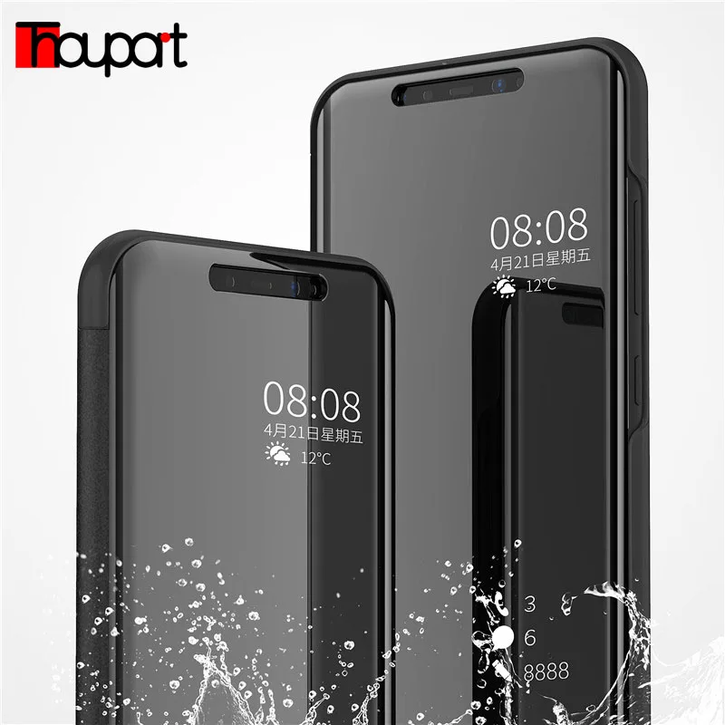 Зеркальный чехол для Huawei Honor 7A 7C 8X Max 8A 8C 8S Флип-кейсы кожа + пластиковый 9X Pro 8 Lite |