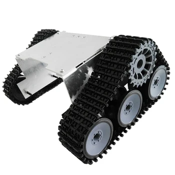 

Tracked Robot Tank Smart Robotic Car Platform Tank Chassis with Powerful Motor Circuits Kits for DIY Car Arduino Learning