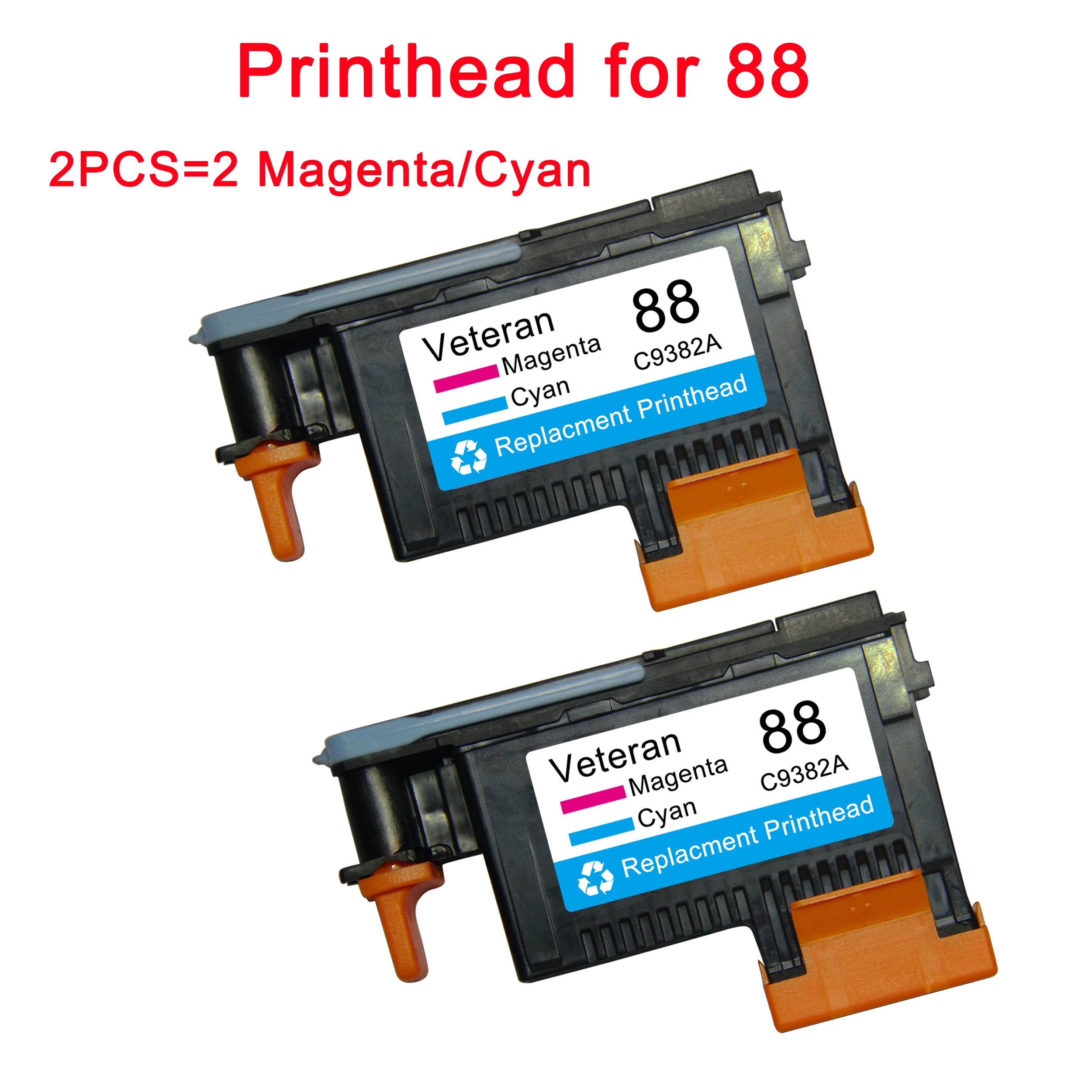 Печатающая головка Veteran 88 для hp C9382A HP Officejet Pro K5400 K550 K8600 L7480 L7550 L7580 L7590 L7650 L7750 |