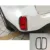 Per Kia Sorento 2013-2014 del corpo di automobile posteriore posteriore nebbia della lampada della luce del rivelatore telaio bastone styling ABS Bicromato di Potassio della copertura finiture accessori 2 pz