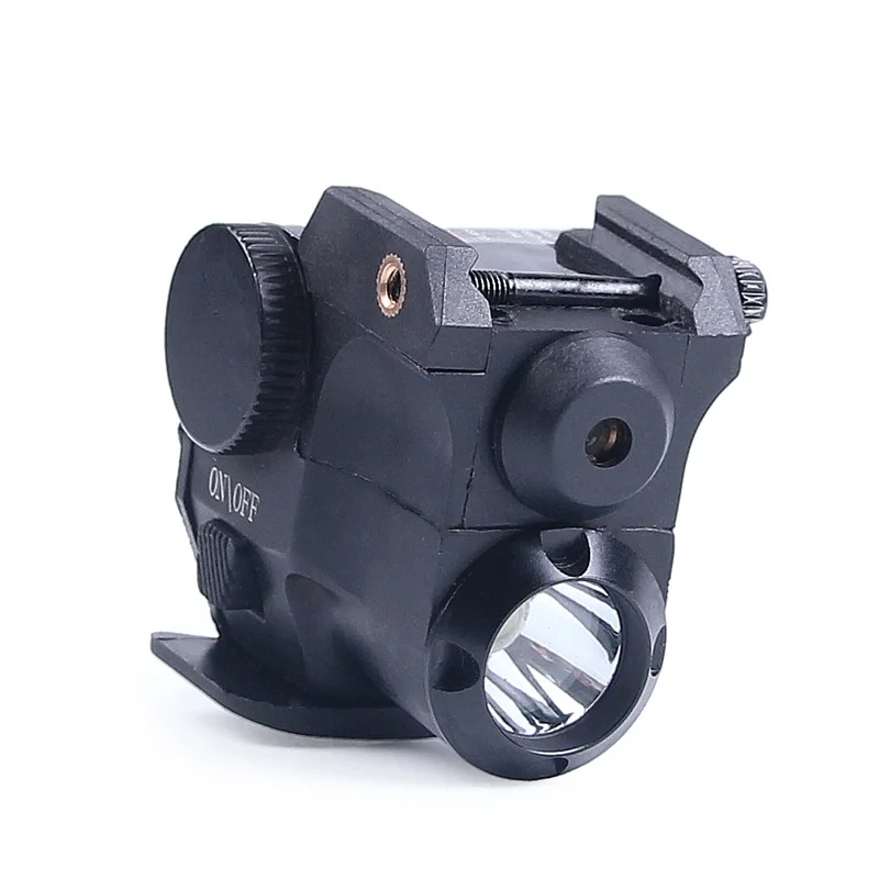 Parabolic Goggles Flashlight with Green Dot Laser Combo 4 kinds Illumination fit 20MM Rail for Airsoft (7)