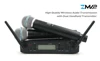Профессиональный GLXD4 UHF Live Vocal караоке беспроводной микрофон система с бета 58 двойной ручной передатчик 58A Mic 600-699Mhz ► Фото 2/6