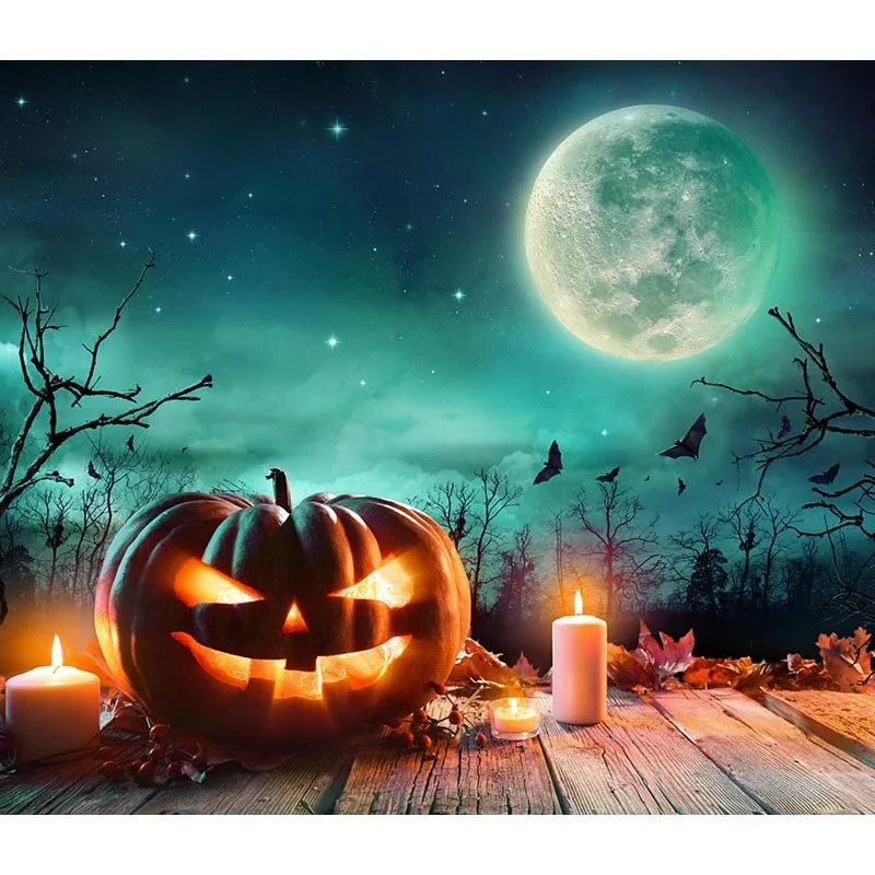 7X5ft Happy Halloween винил фотографии Фоны тыквы фонарь дети фонов опора для Аксессуары