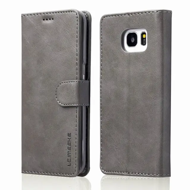 Best Offers Luxury Wallet Case For Samsung Galaxy S7 S7 Edge Case Cover Flip Leather Phone Case Samsung Galaxy S7 Edge Mobile Phone Shell