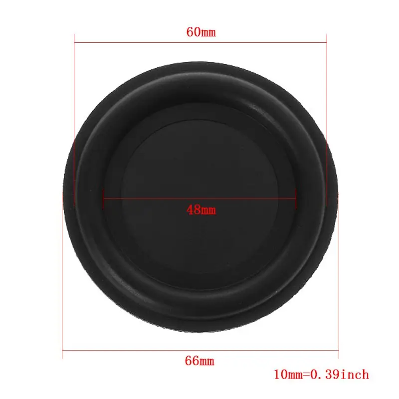 2 шт НЧ-динамик вибрационная мембрана 66 мм басовый радиатор пассивный динамик сабвуфер DIY ремонтный комплект