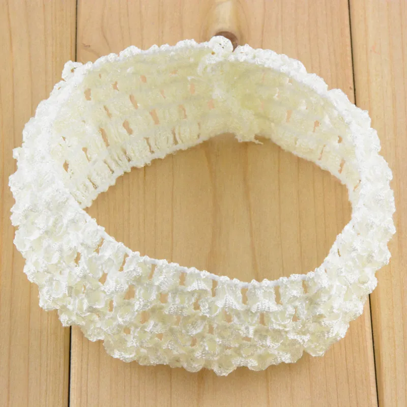 

5pcs/lot Newborn Infant baby crochet elastic headband Top TuTu crochet headband crochet hair bands Girl Accessories, #2F0001