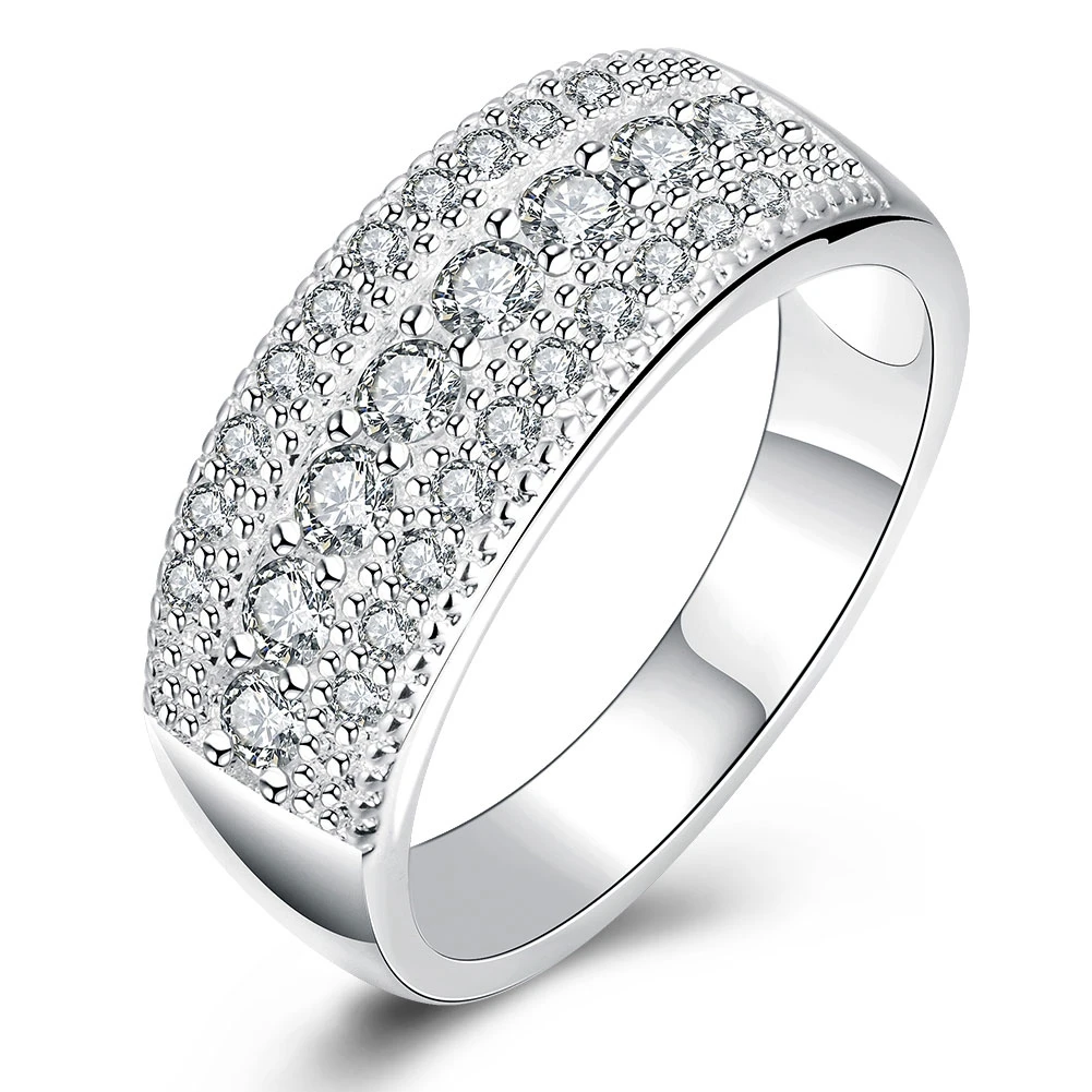 Aliexpress com : Buy Latest Pure Authentic 925 Silver Ring Bling Bling