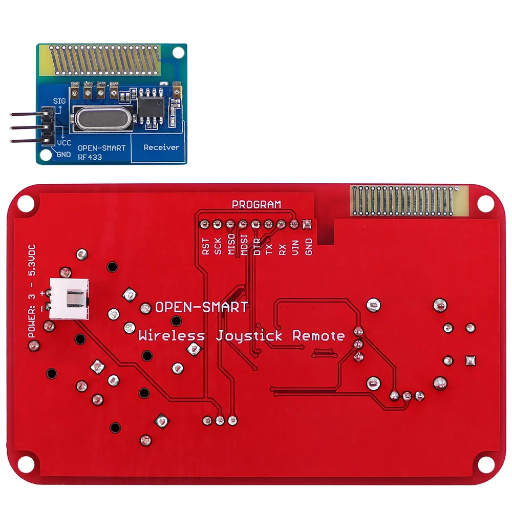 PS2 джойстик клавиатуры РФ 433 мГц Беспроводной джойстик игры пульт дистанционного управления модуль Transceiver Kit для салона автомобиля/4 оси