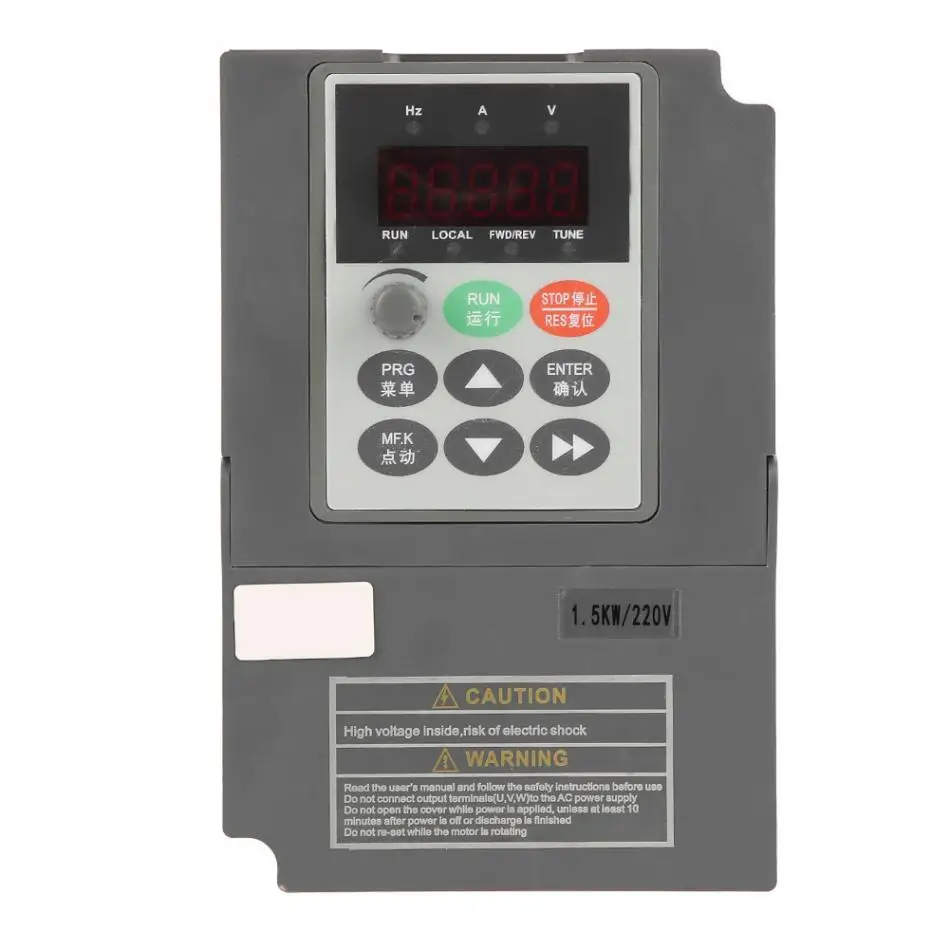 1.5kW 2HP вектор Тип частотный инвертор VFD конвертер 1-Phase 220V постоянного тока до 3-х фазный 0-220V 7A преобразователь частоты