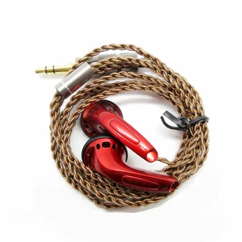 

FENGRU DIY EMX500 Bro In-ear Flat Head Plug DIY Earphone HiFi Bass Earbuds DJ Earbuds Heavy Bass Sound Quality Earphone