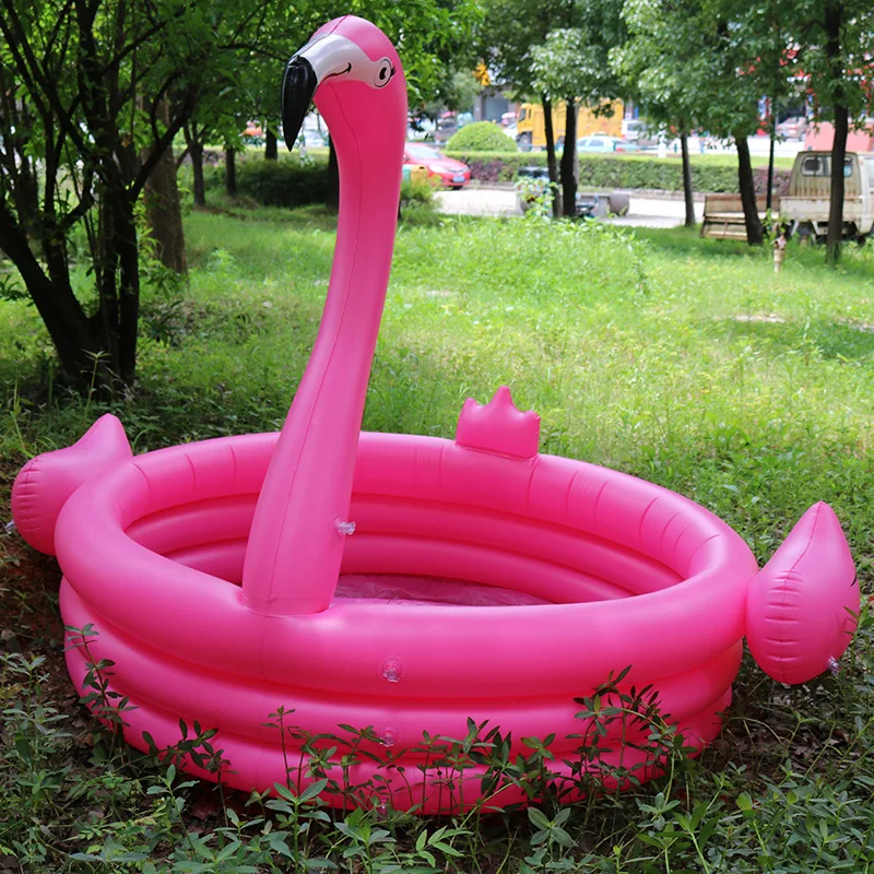 150 см гигантский Фламинго Лебедь бассейн для детей Детские уличные надувные игрушки Детская ванна для бассейна пляж мяч Рыбалка Пруд