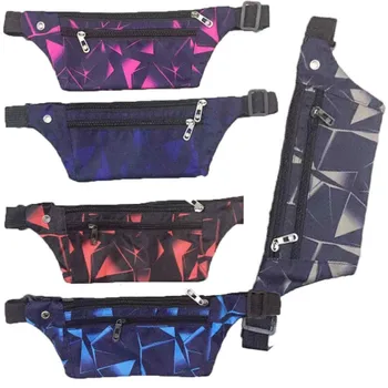 

Casual sports waist bag female fanny pack outdoor hiking invisible belt bag purse