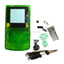 Горячая Распродажа, зеленый цвет, приставка для Nintendo dogbc, игровой корпус с картонный экран, полный Чехол, замена, подарок для мальчиков