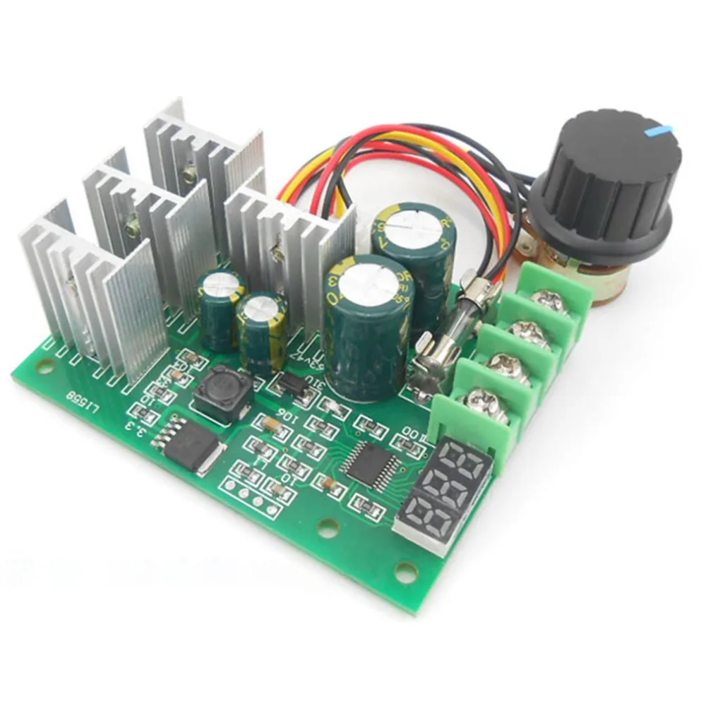 

1 PC. Digital PWM DC Governor / DC Motor Switch Disk 30A 6V 12V 24V 48V Digital Pwm Dc Motor Governor