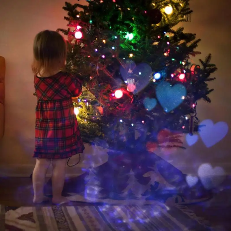 

2 in 1 Christmas Projector Light Waterproof Xmas Halloween Outdoor Landscape Decor Lamp IP65 Feastival Colorful Light