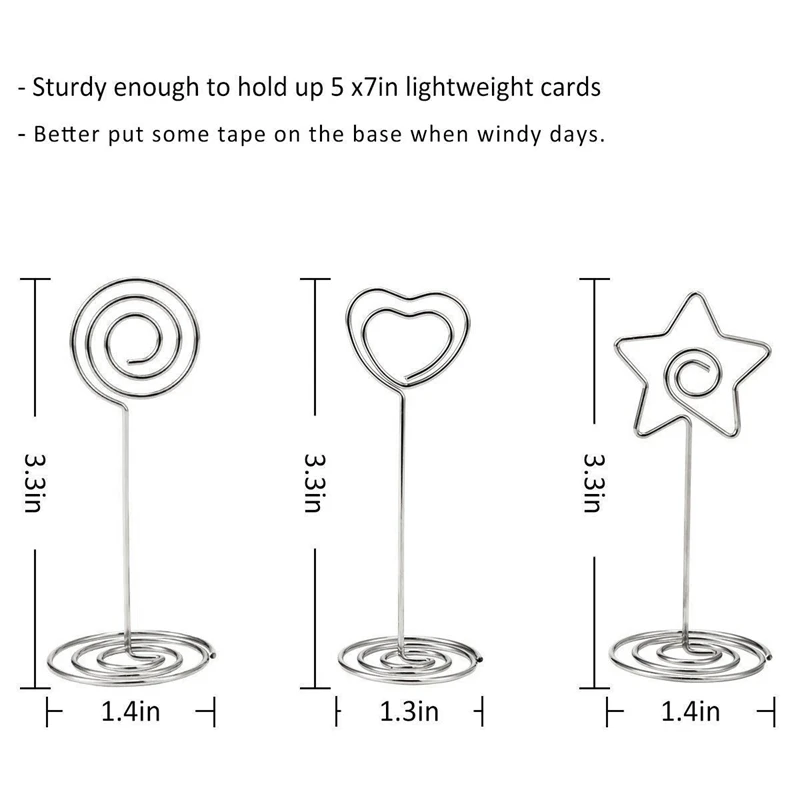 30 упаковок расположение столиков держатель карты, 3,3 дюймов настольная линия сердце кольцо созвездие логотип расположение визитная
