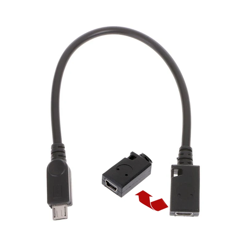 Mini USB мама к Micro порт M/F Соединительный Кабель адаптер для смартфонов samsung Xiaomi huawei