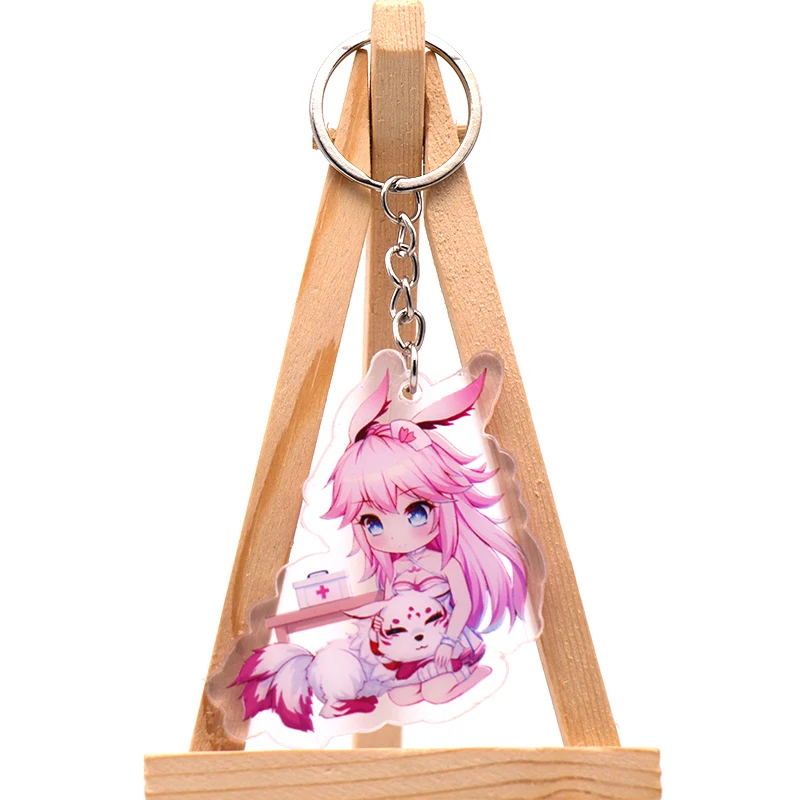 Аниме игра Honkai Impact 3 Yae Sakura Bronya Zaychik тема Косплей акриловый брелок Шарм телефон