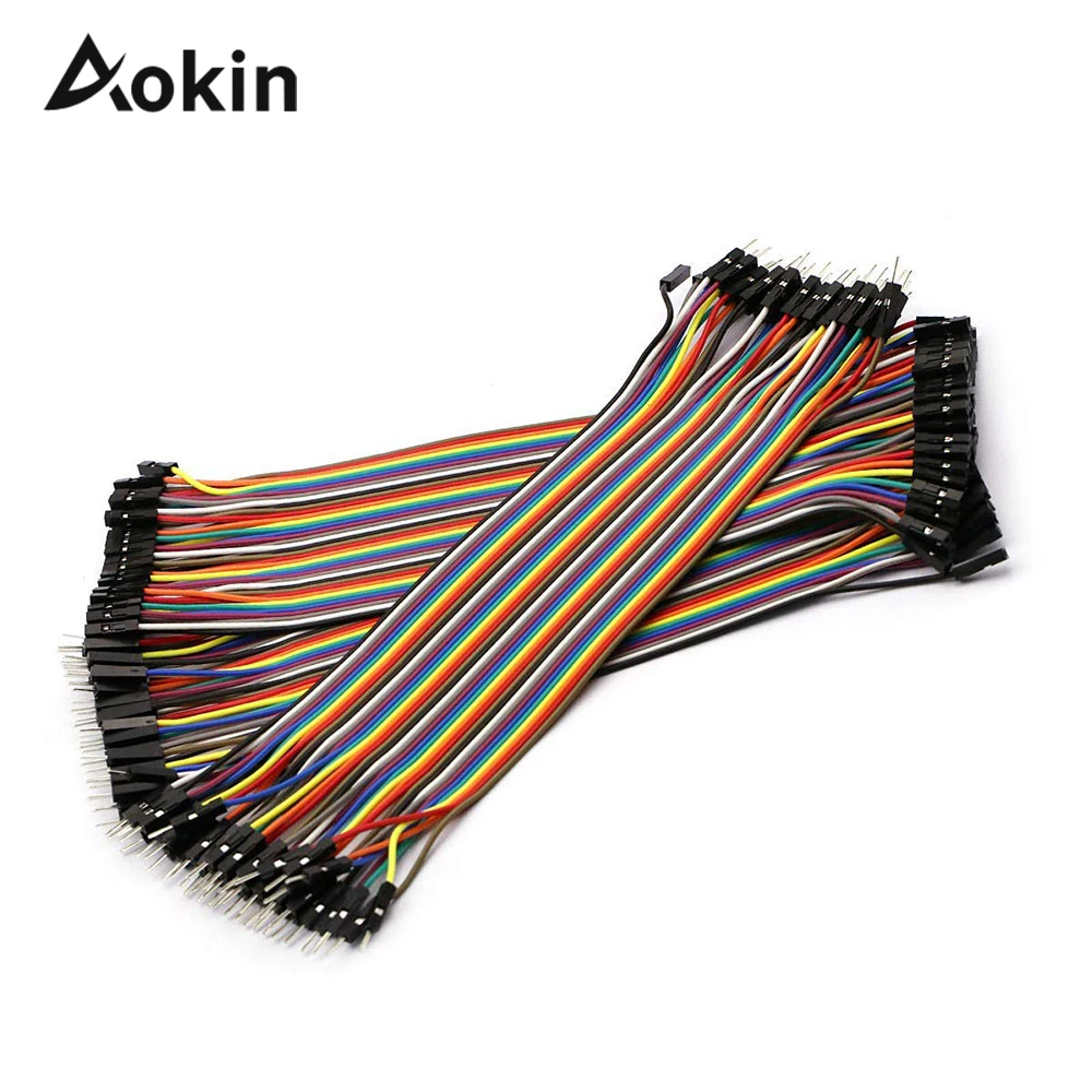 Dupont line 120 шт. 15 см разъем штырь гнездо и перемычка кабель для Arduino набор сделай