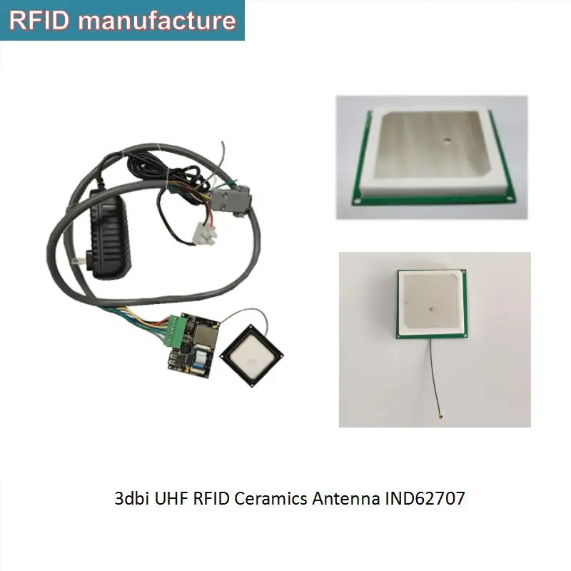 Iso18000 860 МГц 960 МГц uhf rfid Круговой Поляризации 3dbi керамики антенна для tcp ip rfid считыватель модуль управления запасами