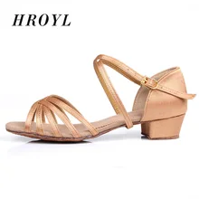 Туфли для латинских танцев бальный Танго для Для женщин ребенок обувь черного цвета на низком каблуке; танцевальные туфли для девочек высокое качество 18,5-25,5 см