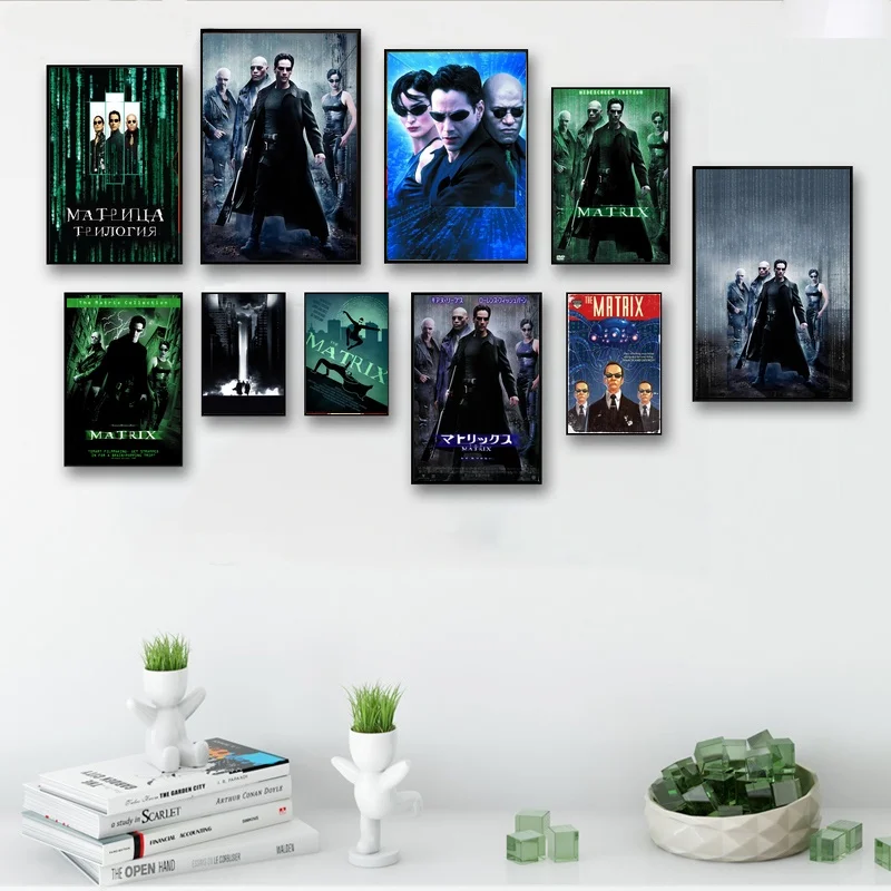 Matrix Wall Art Paint Wall Decor Canvas Prints Canvas Art Poster Oil