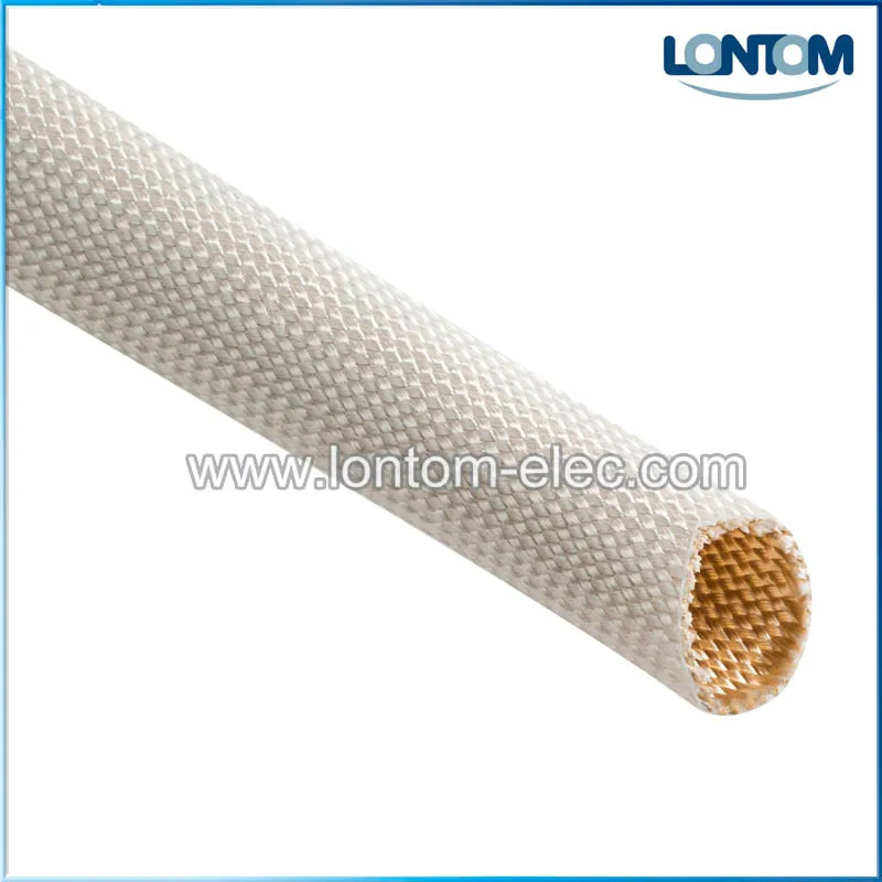 6.0mm 7000V Flame Retardant Silicone Coated Fiberglass Sleeving Grade A