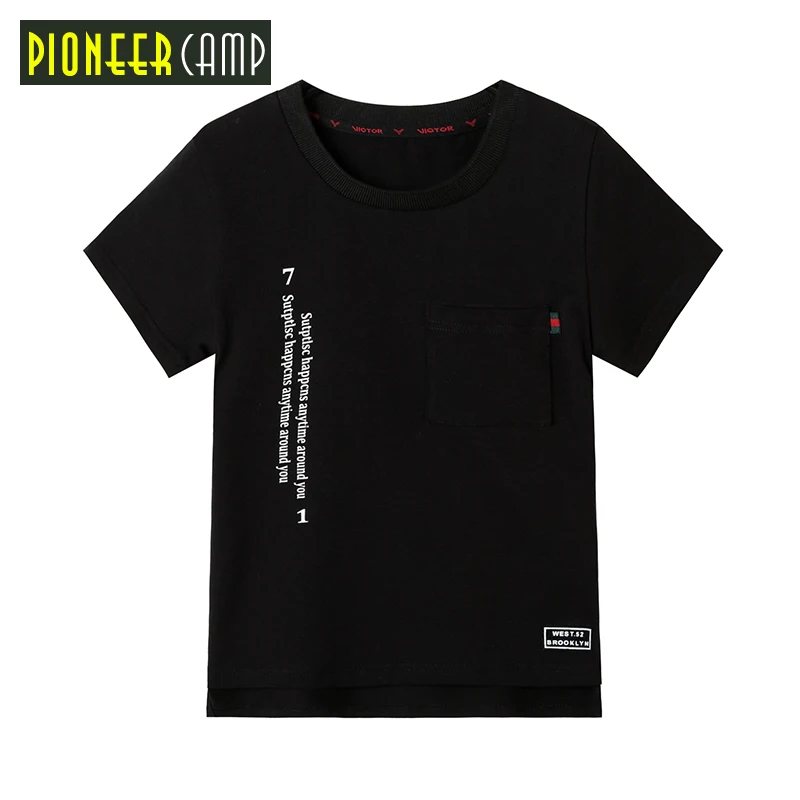 Pioneer Camp/Детская летняя футболка для маленьких детей короткая одежда малышей