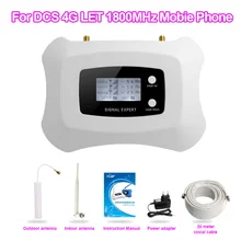 New sale! smart 1800mhz 2g 4g cellular signal booster repeater with stick and penholder antenna 250m2 coverage
