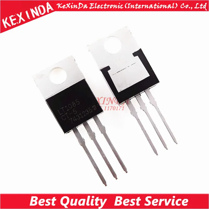 LT1085CT-5 LT1085 CT-5-220 10 шт./лот Бесплатная доставка | Электронные компоненты и