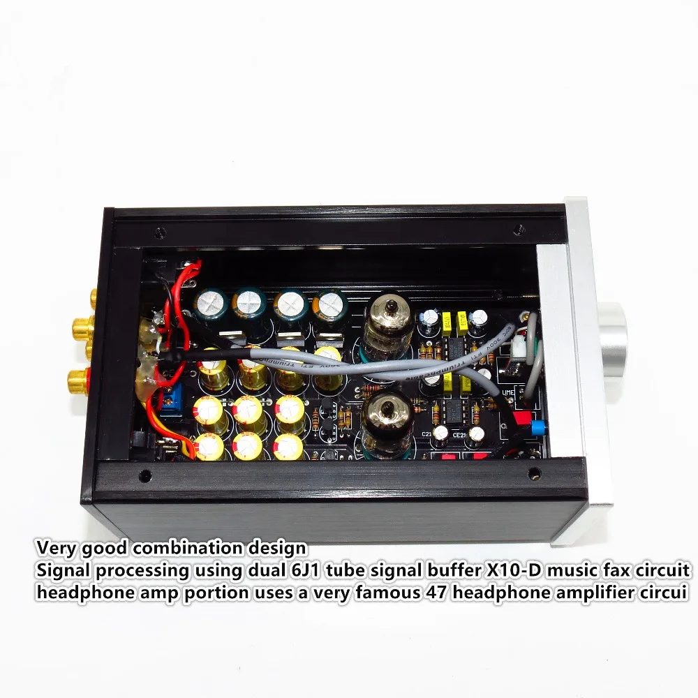X10-D47 6J1 ламповый усилитель и аудио сигнала буфера предусилителя одно целое 6J1 + 47 усилитель