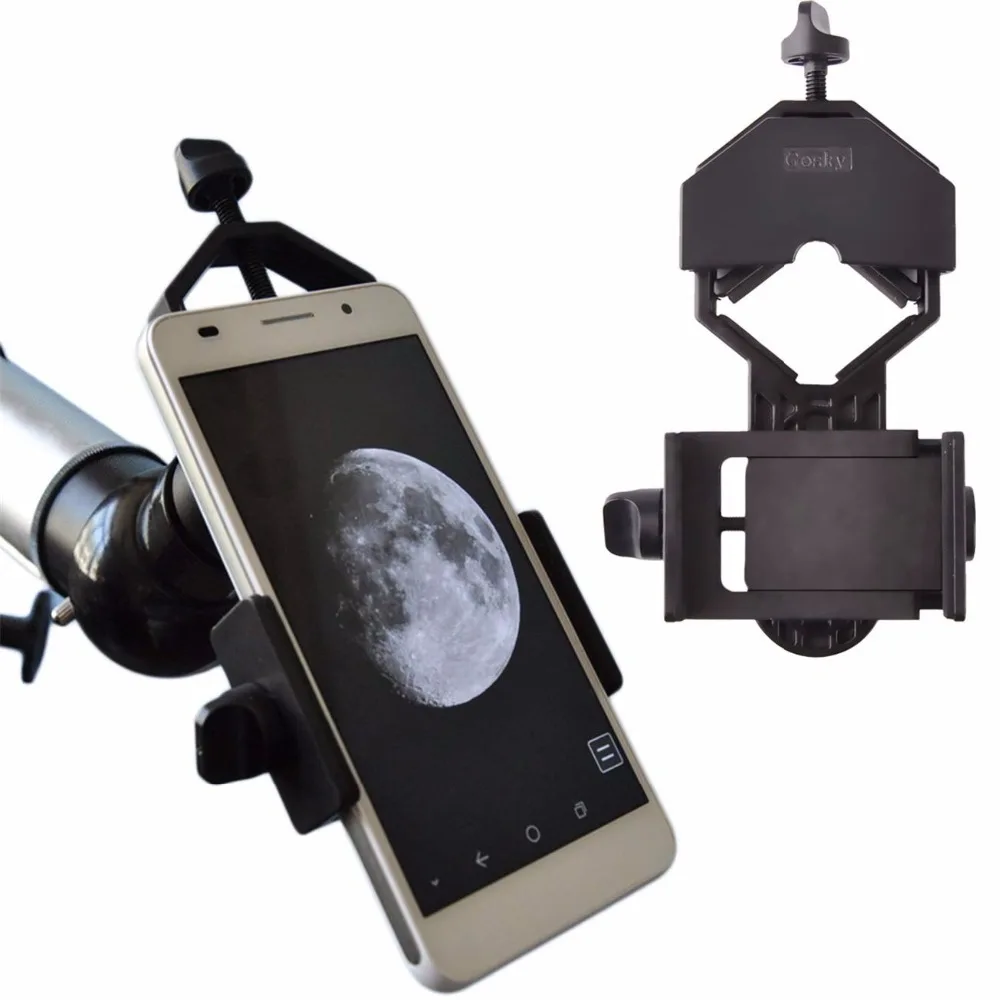 Universal Cell Phone Adapter Mount - Compatible Binocular Monocular Spotting Scope Telescope Microscope-Fits almost  all