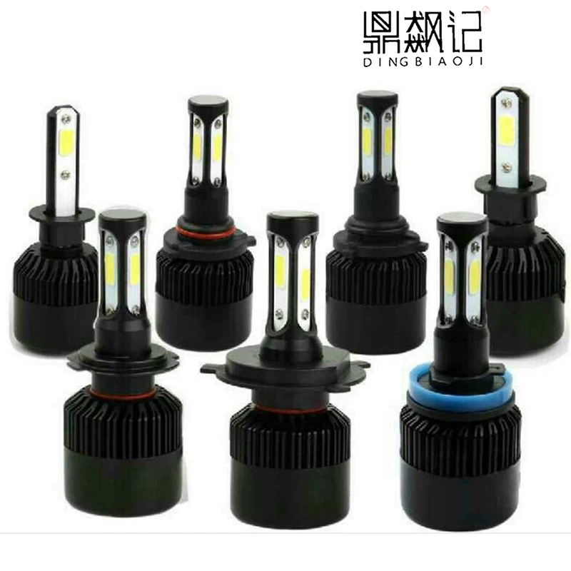 2X 9005 9006 H11 H4 H7 H3 H8 Led H1 фар автомобиля S1 N1 72W фары для 8000LM 6000 К 3000 8000 к автомобильной