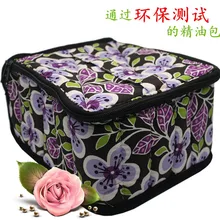 30-Bottle Essential Oil Case Perfect Essential Oils Bag for Traveling Sturdy Double Zipper Contain 10ml,15ml,30ml Bottles 4″H