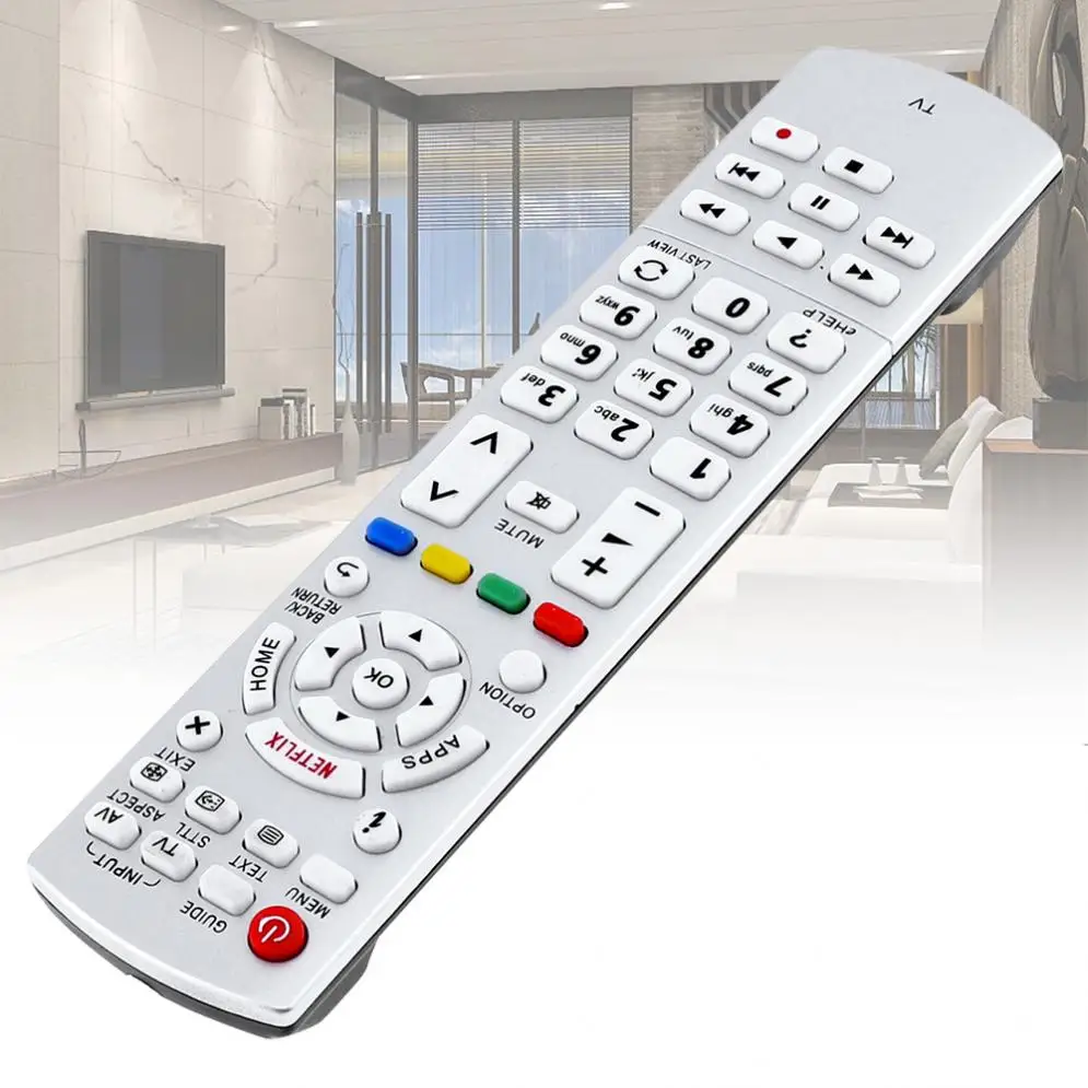 

3D TV Remote Control Replacement with Long Transmission Distance for Panasonic N2QAYB001010 / N2QAYB000842 / N2QAYB000840