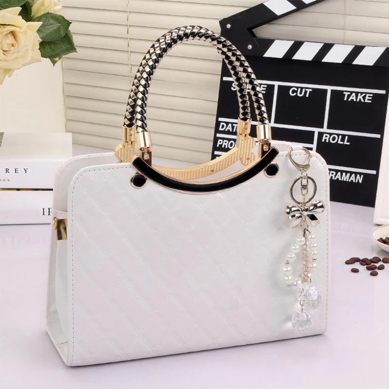 2016 cute tote New Fashion Designer Large PU Leather Tote Shoulder Bag ...