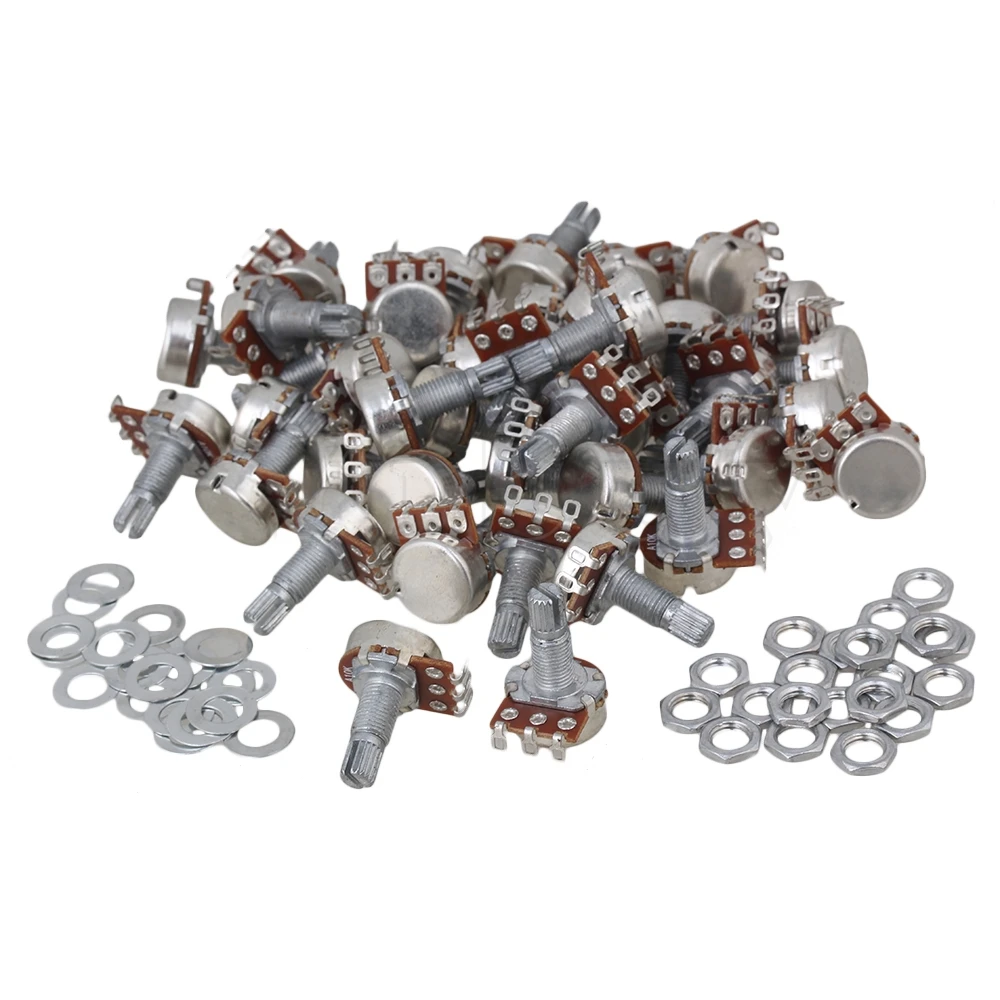 

Yibuy 200 x Mini Control A Pot Potentiometer for Electric Guitar Volume Pot 10K Ohm