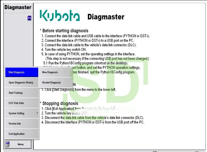 KUBOTA диагностический набор(PYTHON) Takeuchi брендовых моделей поддерживаются( добавить 4 PIN кабель
