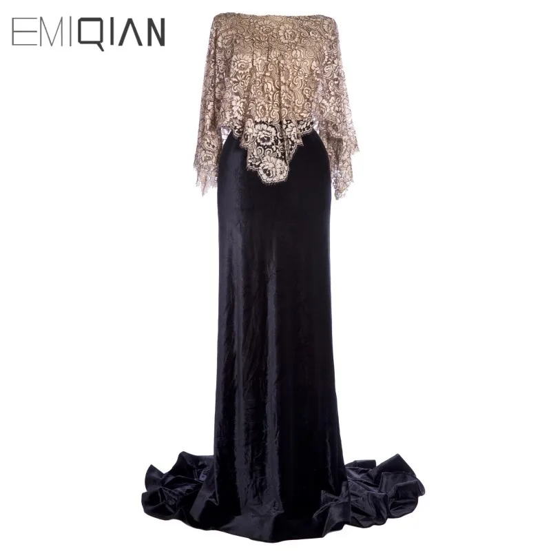 black evening cape