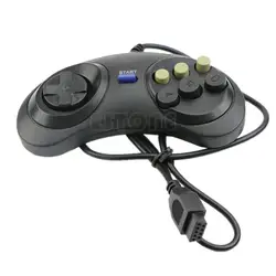 6 Кнопка Проводная прокладка геймпад для Mega Drive Megadrive sega MD Genesis