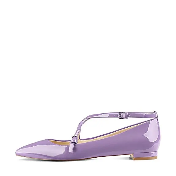 Великолепные Стразы Женские туфли-лодочки сексуальный острый носок обувь на плоской подошве; обувь черного цвета светильник фиолетовый кораллового цвета; Розовая обувь женская обувь; большие американские размеры 4–15 - Цвет: EF08622