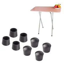 Черный против царапин резиновый наконечник напольный протектор для ножек стула capdime 22 мм