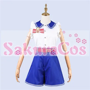 

2019 New cosplay costume LoveLive!Sunshine!! Aqours 6th anniversary Not awakened Yoshiko Tsushima Top+Pants Lovely Full Sets A