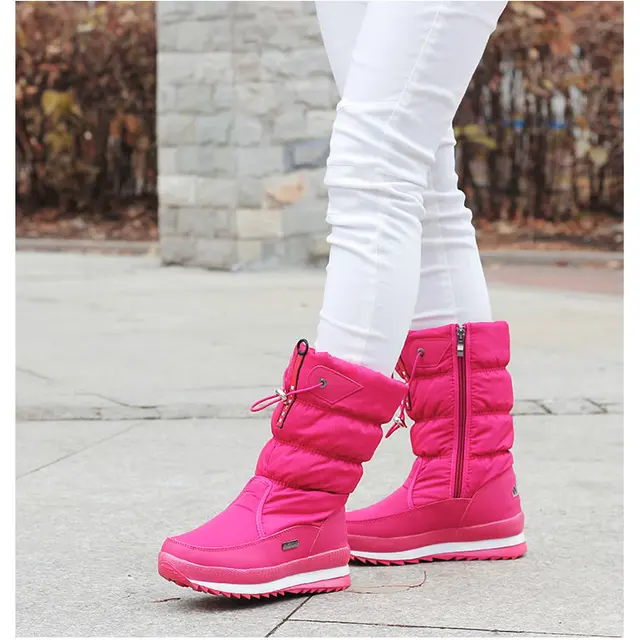 Classic Women Winter Boots Mid-Calf Snow Boots Female Warm Fur Plush Insole High Quality Botas Mujer Size 36-40 n544 tanie i dobre opinie NoEnName_Null NYLON Fits true to size take your normal size Round Toe Slip-On Solid Flat with Microfiber Rubber Platform Classic Women Winter Boots Mid-Calf Snow Boots Female Warm Fur Plush Insole High Quality Botas Mujer Size 36-40 n544 tanie i dobre opinie NoEnName_Null NYLON Fits true to size take your normal size Round Toe Slip-On Solid Flat with Microfiber Rubber Platform