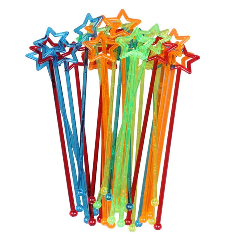 30Pcs-Mixed-color-Plastic-Star-Design-Cocktail-Drink-Stirrers-Swizzle-Stick-hv3n